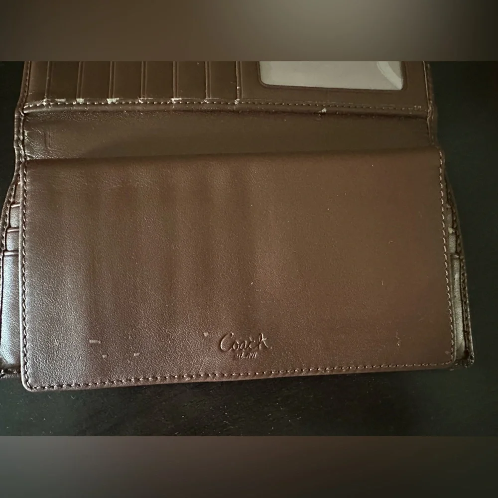 Coach Tan and Brown Leather Shoulder Bag Set